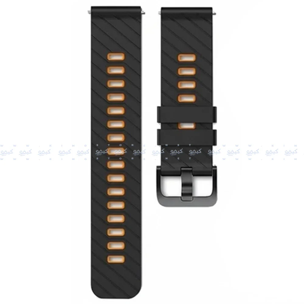 2.2mm Pin Silicone Watch Strap (22mm)