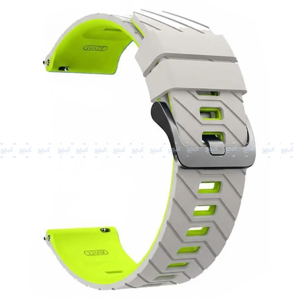 2.2mm Pin Silicone Watch Strap (22mm) - Image 10