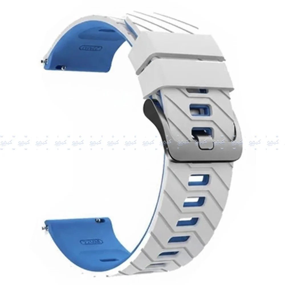 2.2mm Pin Silicone Watch Strap (22mm) - Image 12