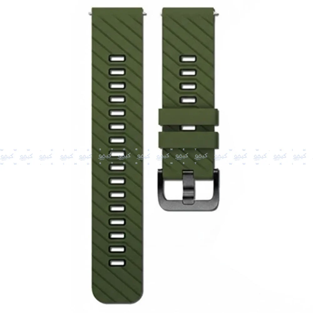 2.2mm Pin Silicone Watch Strap (22mm) - Image 13