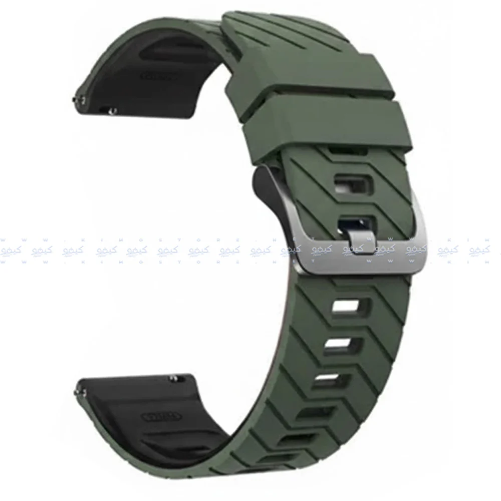 2.2mm Pin Silicone Watch Strap (22mm) - Image 14