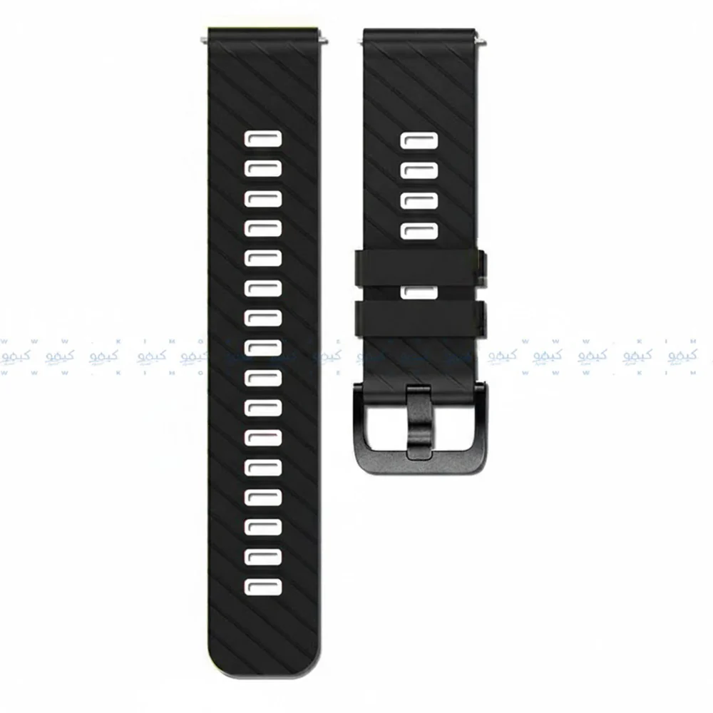 2.2mm Pin Silicone Watch Strap (22mm) - Image 15