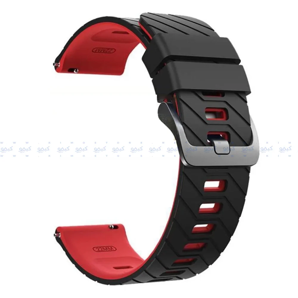2.2mm Pin Silicone Watch Strap (22mm) - Image 17