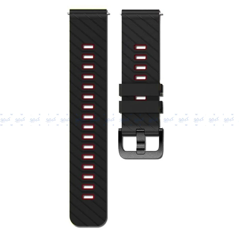 2.2mm Pin Silicone Watch Strap (22mm) - Image 18