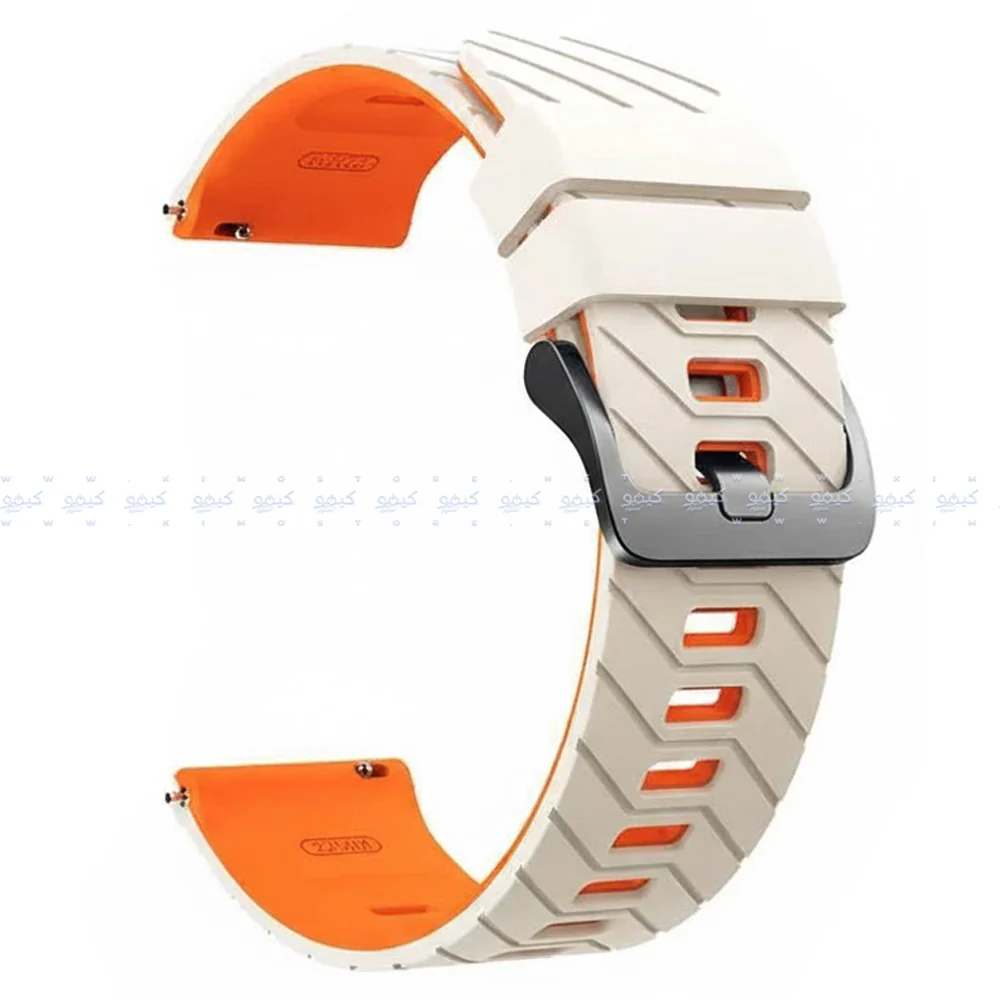 2.2mm Pin Silicone Watch Strap (22mm) - Image 20