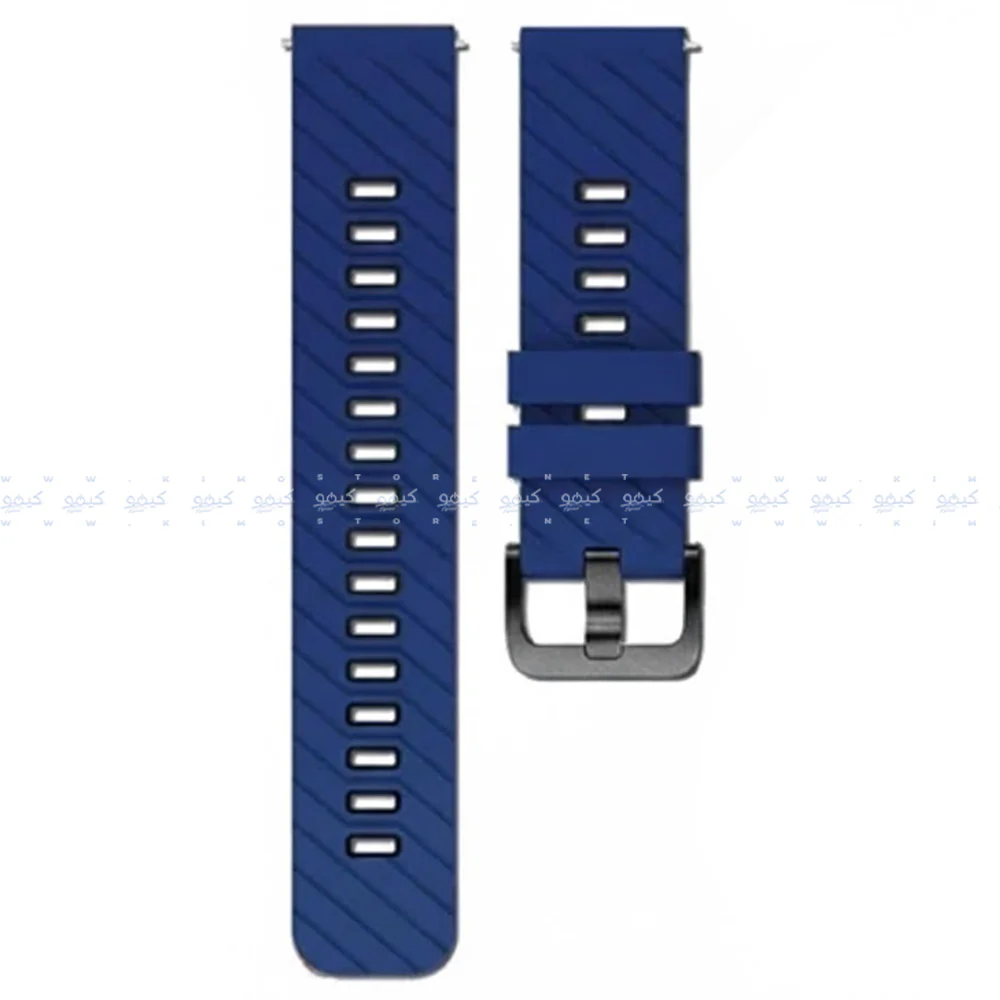2.2mm Pin Silicone Watch Strap (22mm) - Image 3