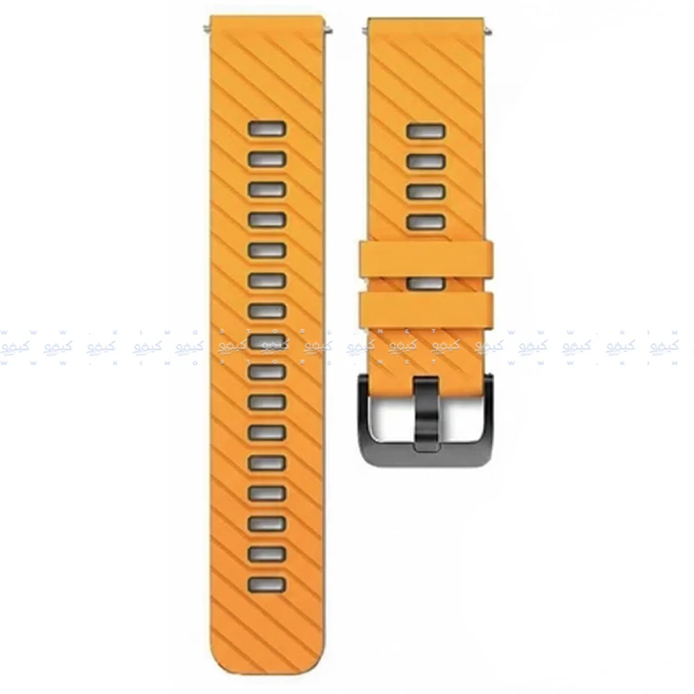 2.2mm Pin Silicone Watch Strap (22mm) - Image 5
