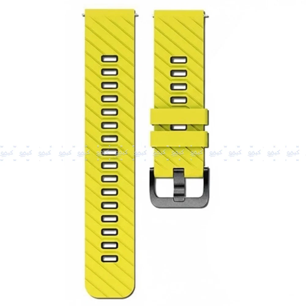 2.2mm Pin Silicone Watch Strap (22mm) - Image 7