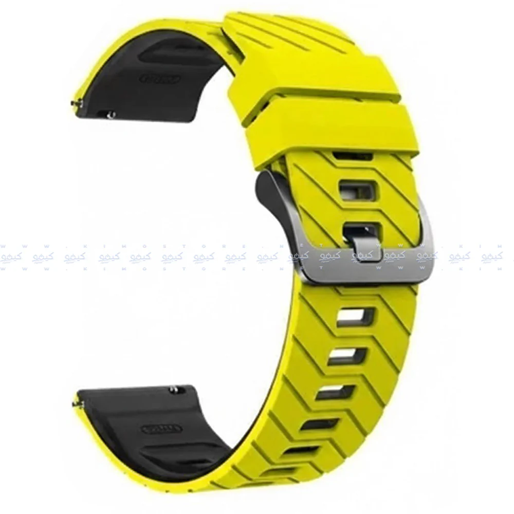 2.2mm Pin Silicone Watch Strap (22mm) - Image 8