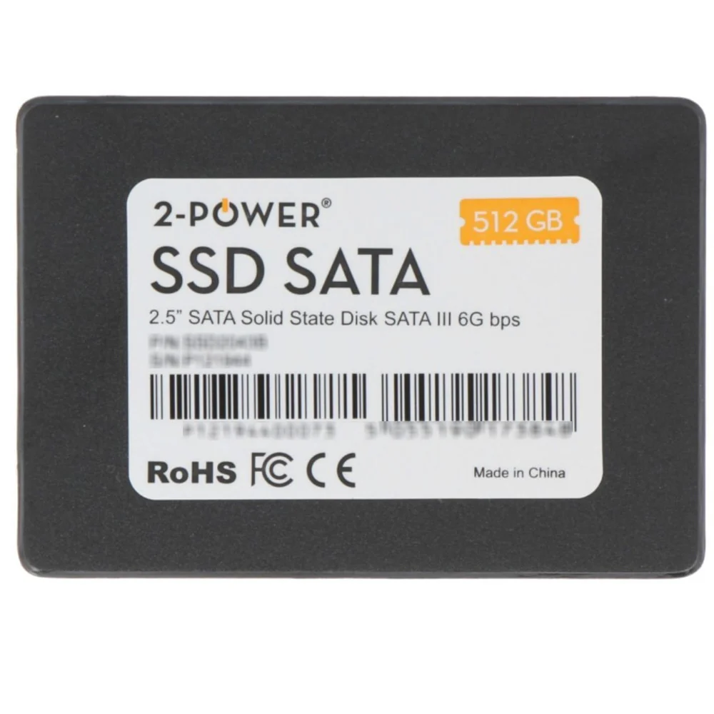 2-Power 512GB SATA 2.5 Inch Internal SSD (Original Used)
