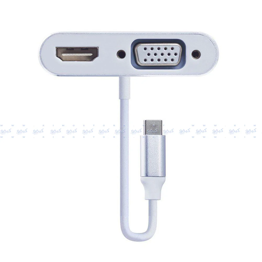 2B CV143 Type-C To (VGA+ HDMI) Converter - Image 2
