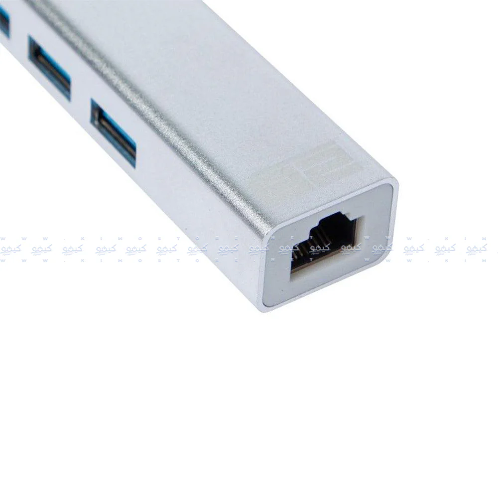 2B CV568 Type-C To USB HUB Converter 3 Ports With Ethernet - Image 4
