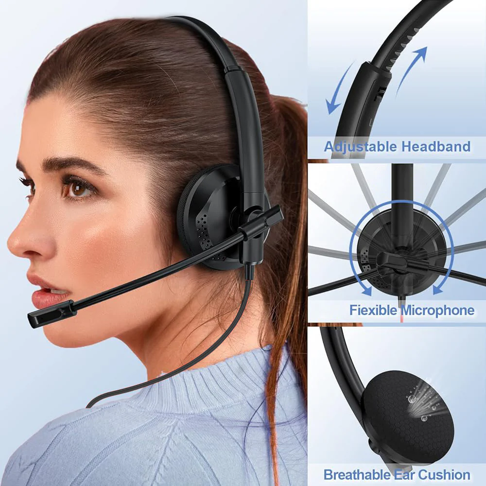 2B HP563 Stereo Headset - Image 4