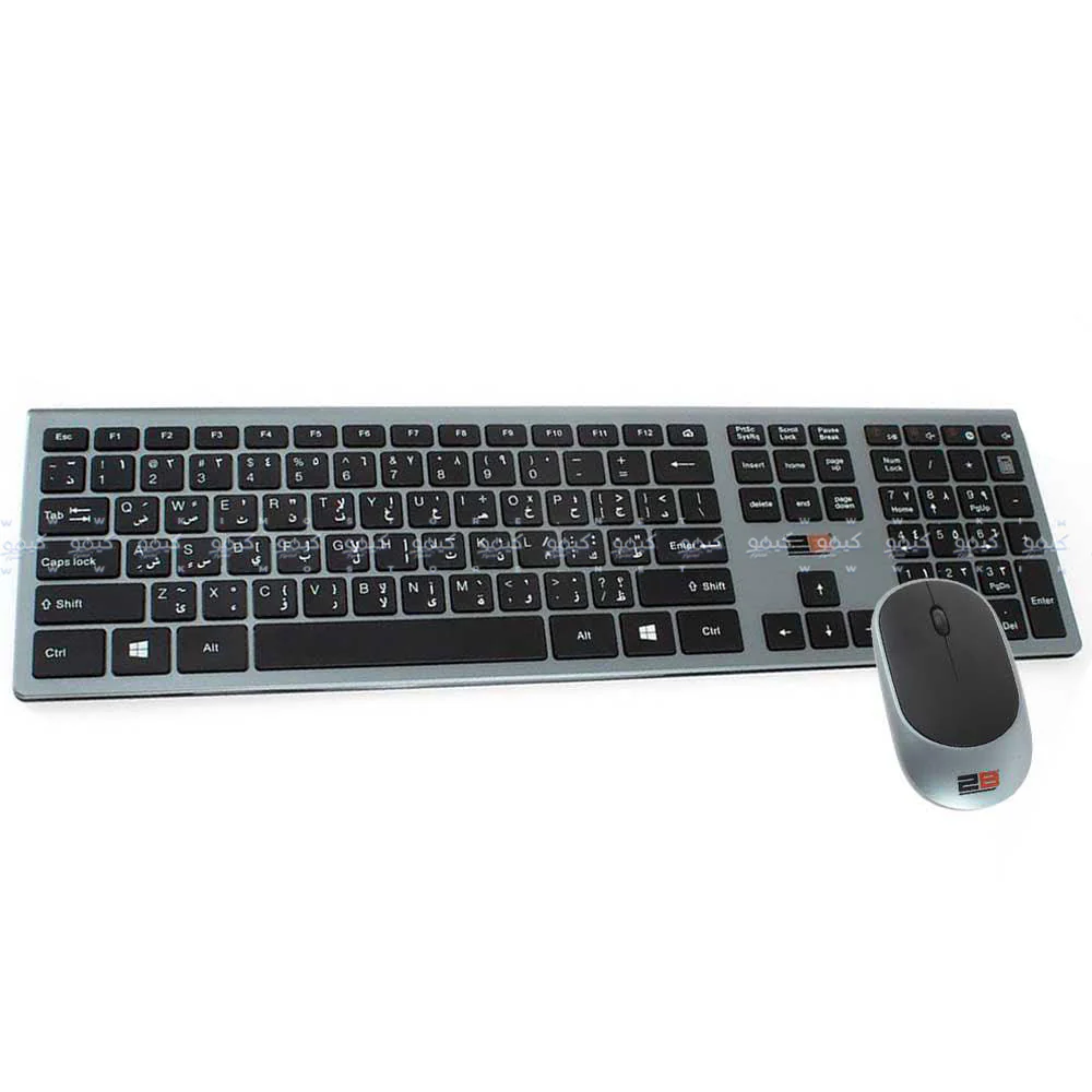 2B KB306 Wireless Keyboard + Mouse Combo English & Arabic - Image 2