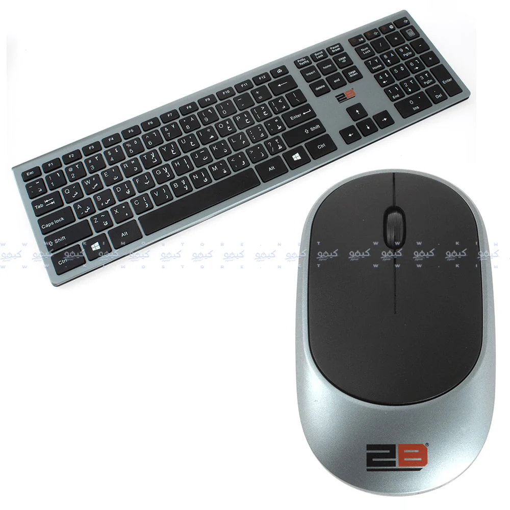 2B KB306 Wireless Keyboard + Mouse Combo English & Arabic - Image 6