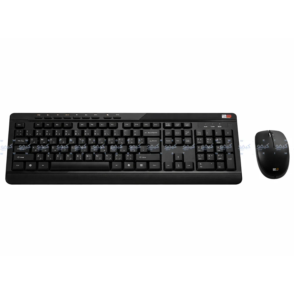 2B KB443 Wireless Keyboard + Mouse Combo English & Arabic - Image 2