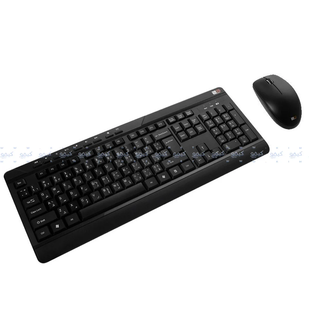 2B KB443 Wireless Keyboard + Mouse Combo English & Arabic - Image 3