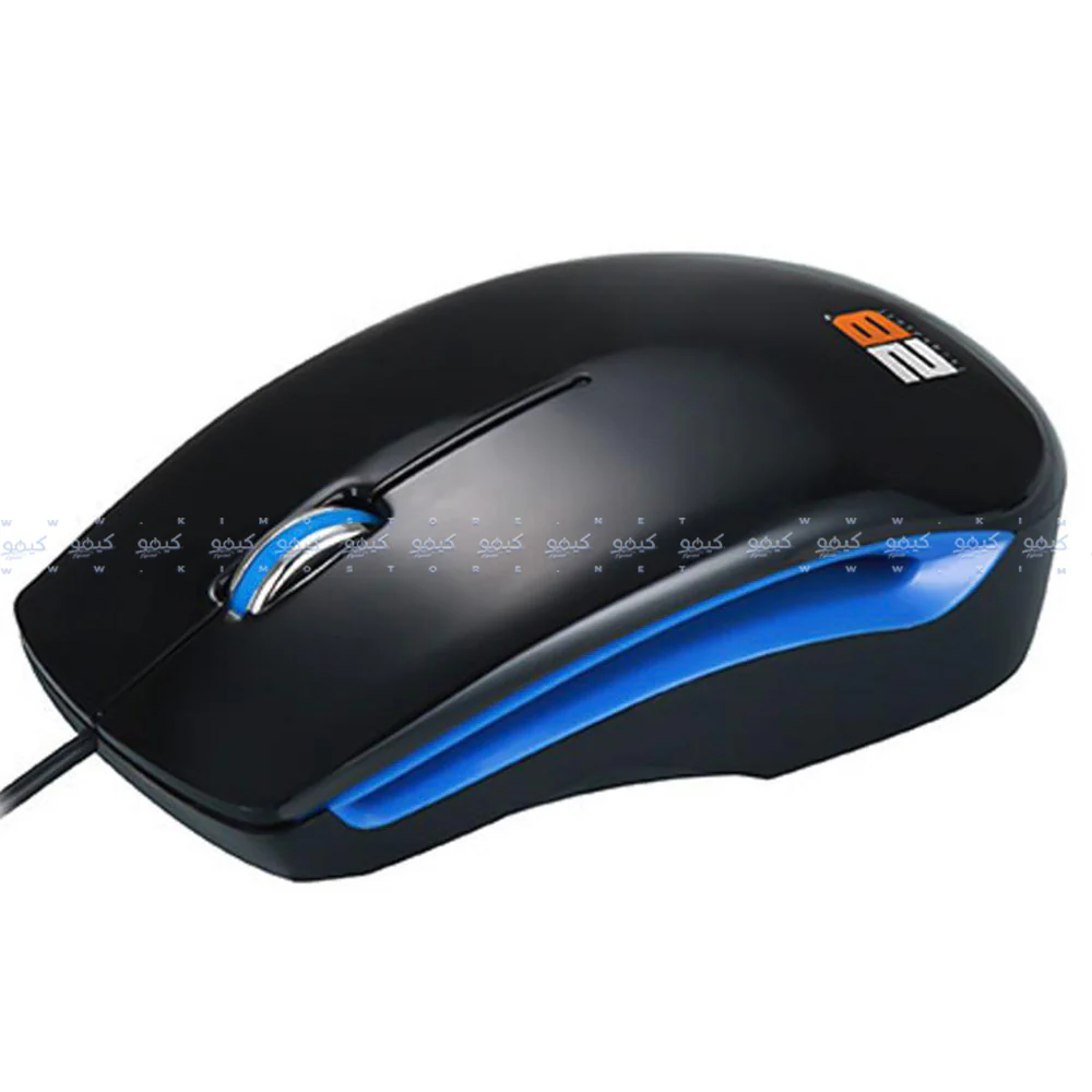 2B MO16L Wired Mouse 1200Dpi - Blue - Image 2