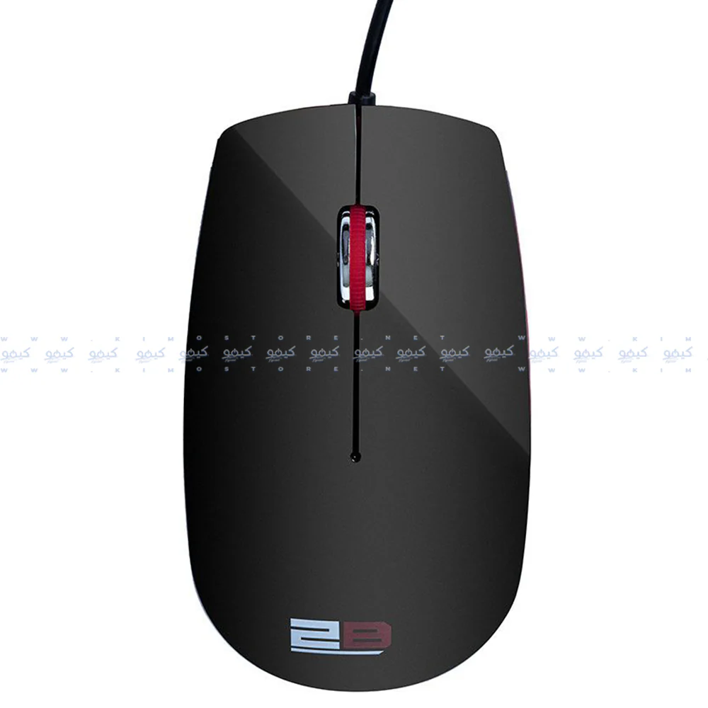 2B MO16R Wired Mouse 1200Dpi - Red