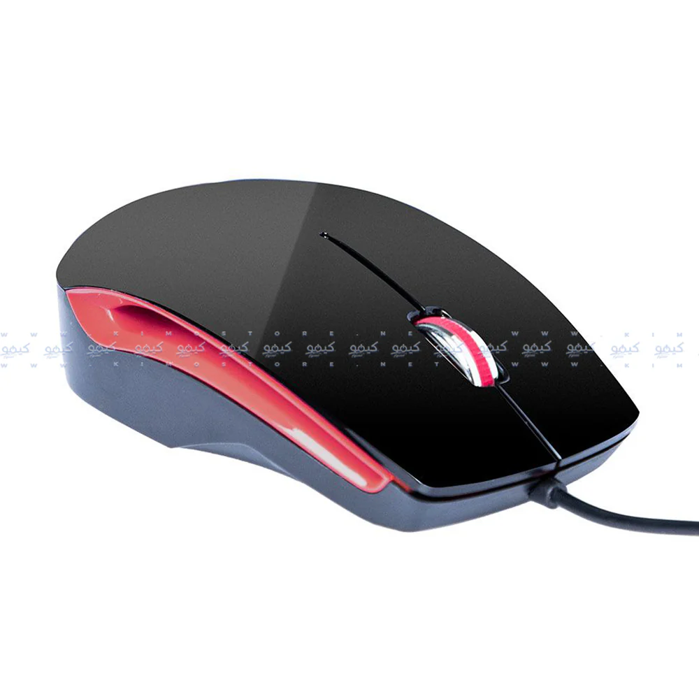 2B MO16R Wired Mouse 1200Dpi - Red - Image 3