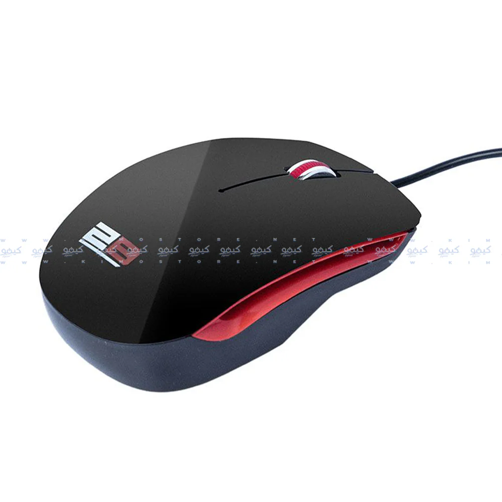2B MO16R Wired Mouse 1200Dpi - Red - Image 4