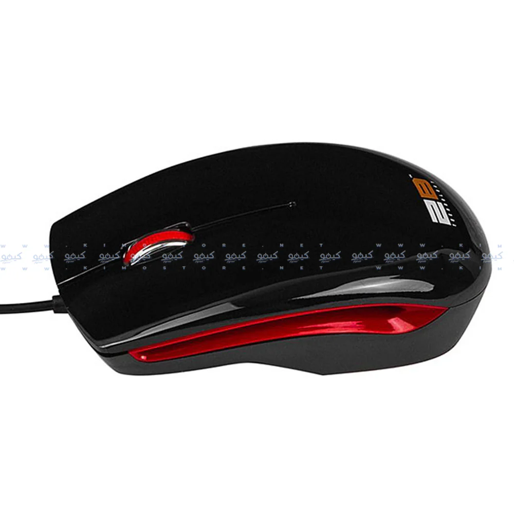 2B MO16R Wired Mouse 1200Dpi - Red - Image 6