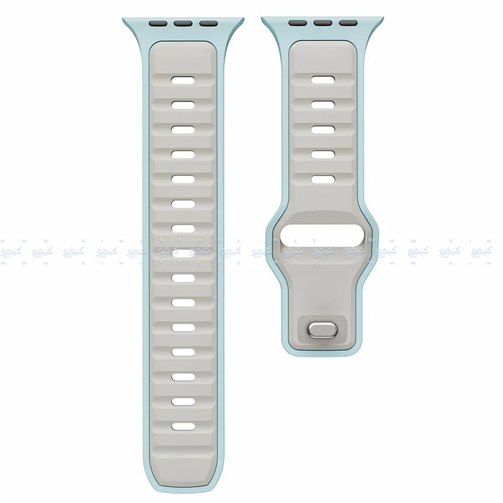 2in1 Silicon Watch Strap (22mm-44mm-45mm-46mm-49mm) - Image 3