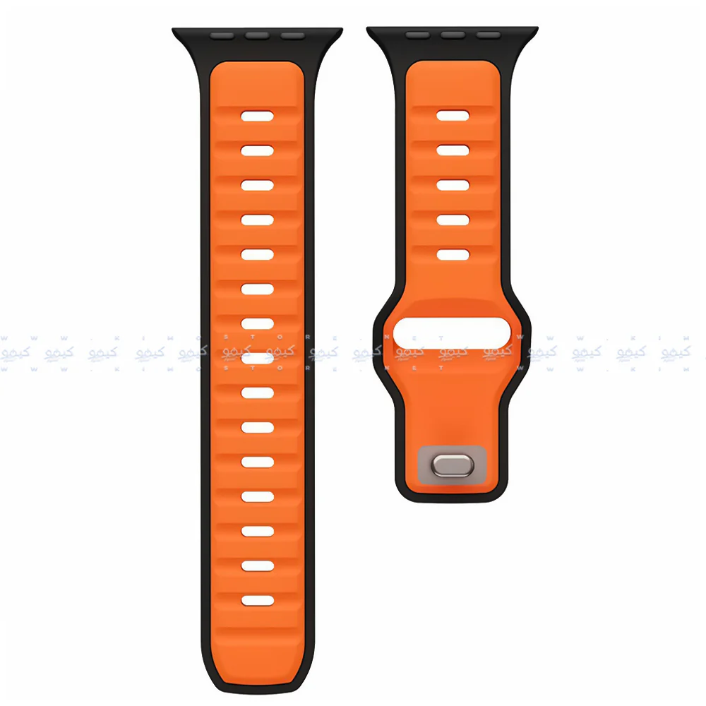 2in1 Silicon Watch Strap (22mm-44mm-45mm-46mm-49mm) - Image 6