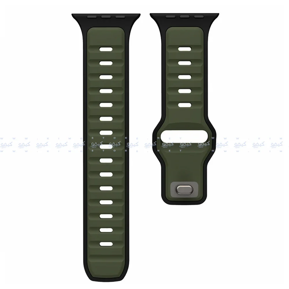 2in1 Silicon Watch Strap (22mm-44mm-45mm-46mm-49mm) - Image 7