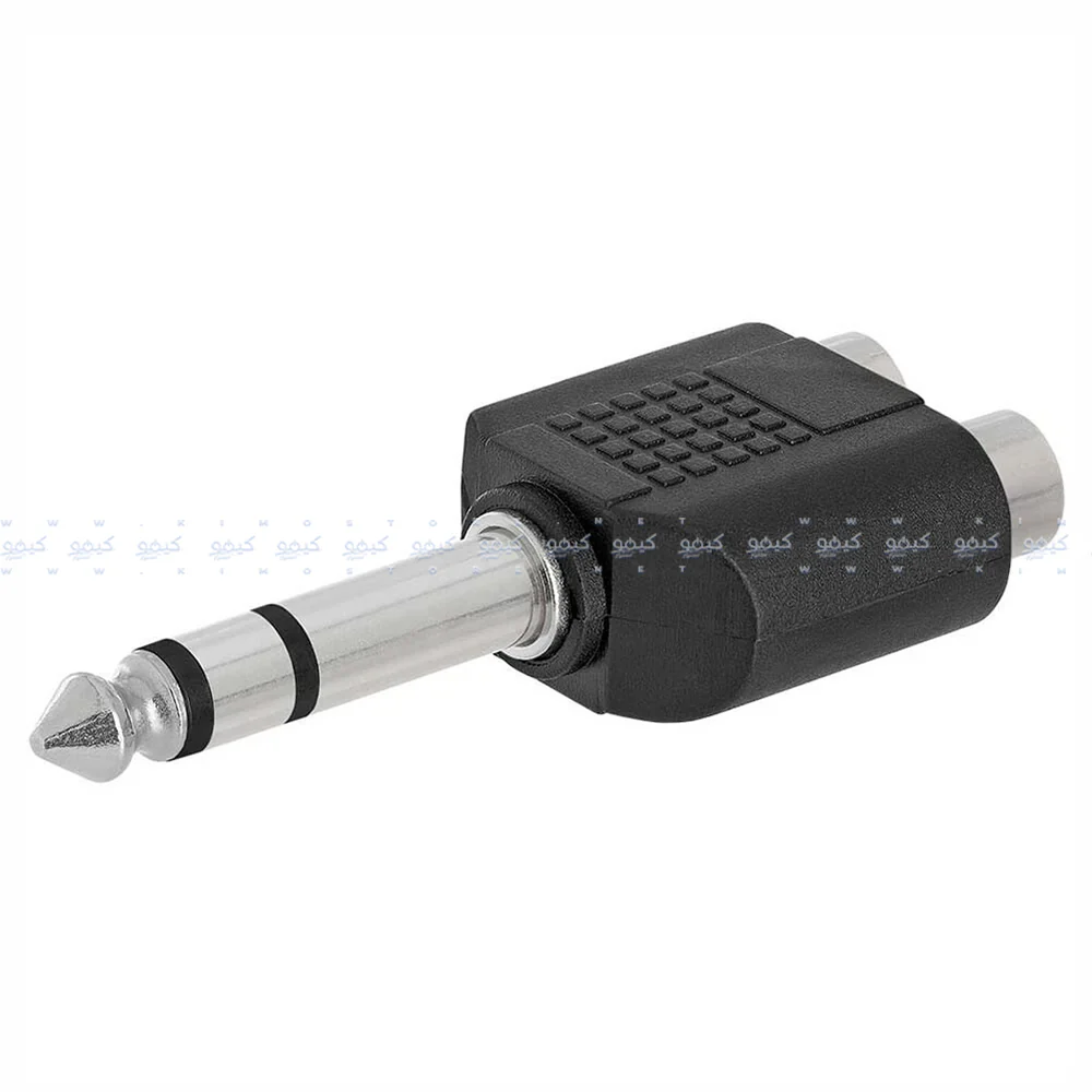 2x RCA Female To 6.35mm Audio Converter - Image 2