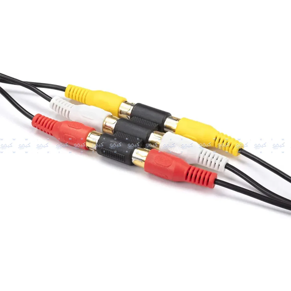 3x RCA Female To 3x RCA Female Audio Connector - Image 2