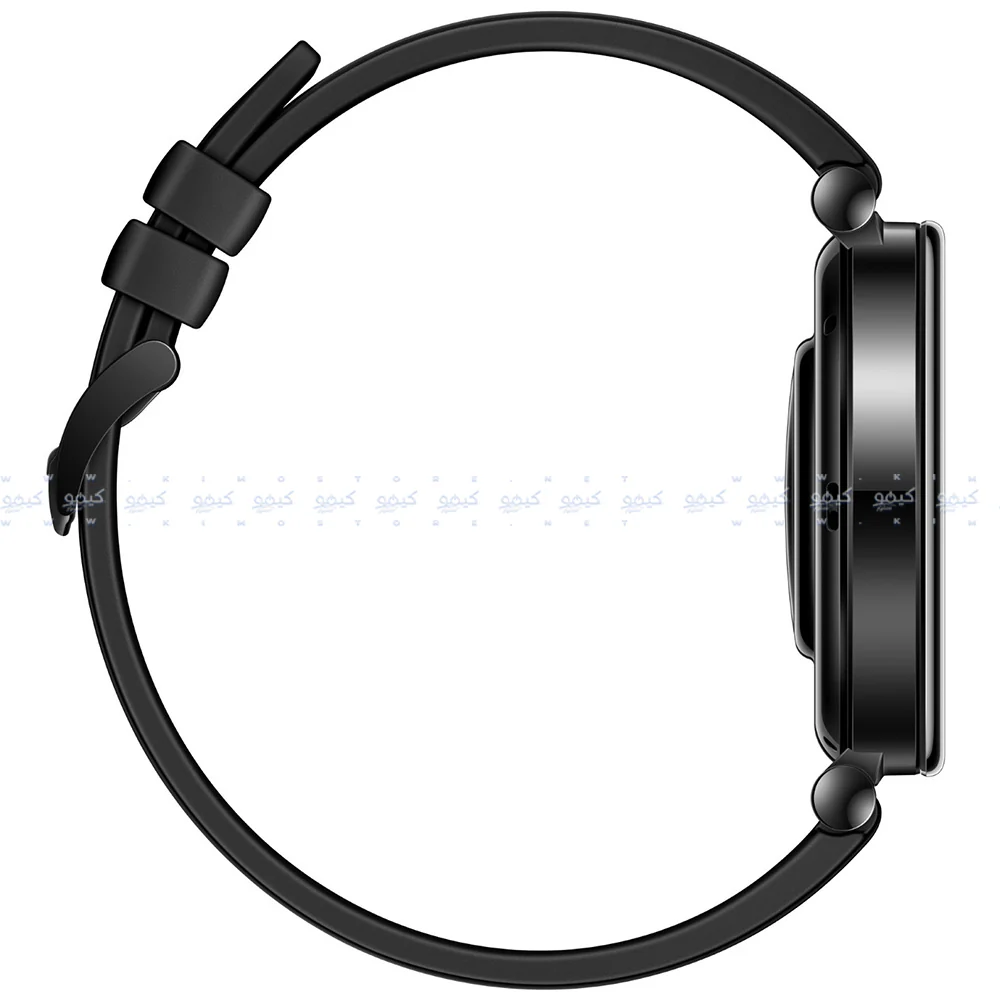 Huawei Watch GT 4 ARA-B19 (41mm - GPS) Black Stainless Steel Case With Black Fluoroelastomer Strap - Image 6