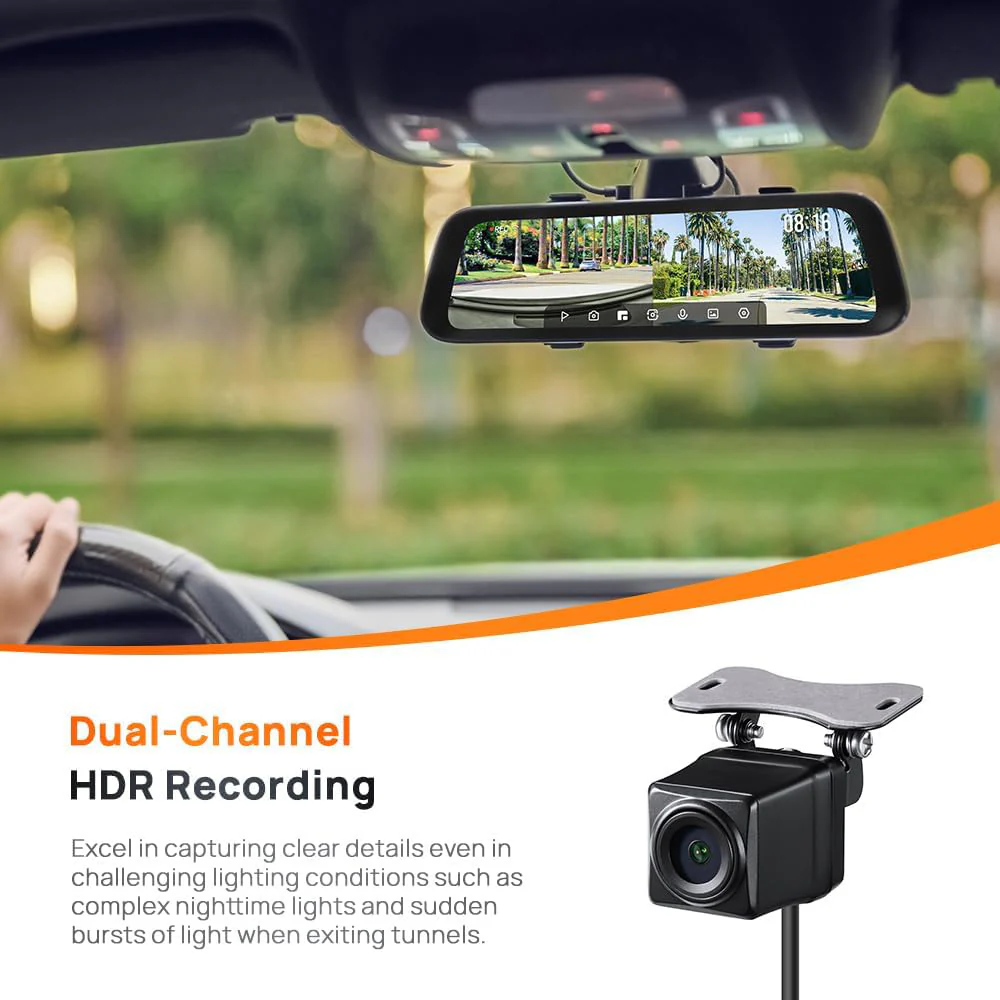 70mai S500 Rearview Dash Cam Set - Image 5