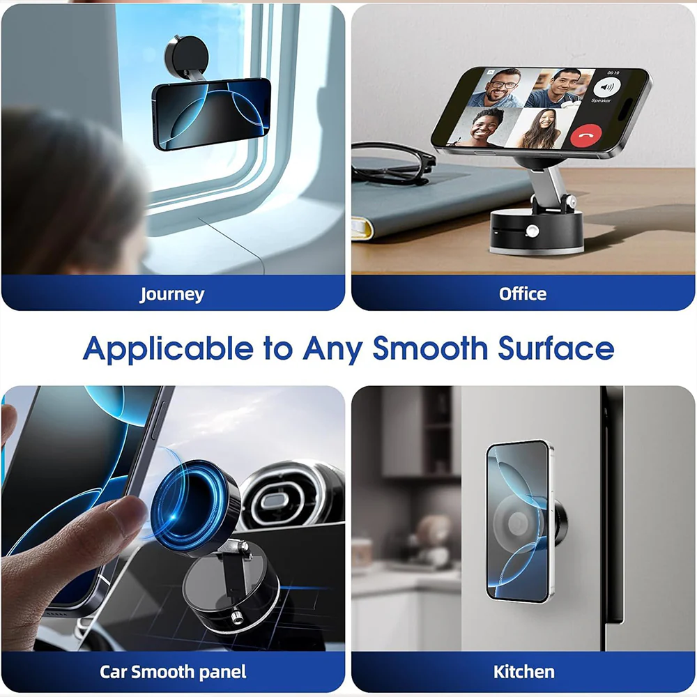 A3 Magnetic Phone Holder - Black - Image 5