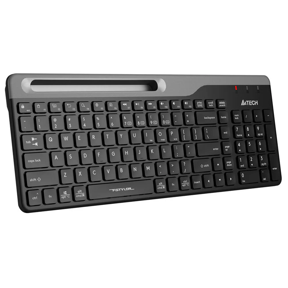 A4Tech Fstyler FBK25 Dual Bluetooth Wireless Keyboard English & Arabic - Image 2