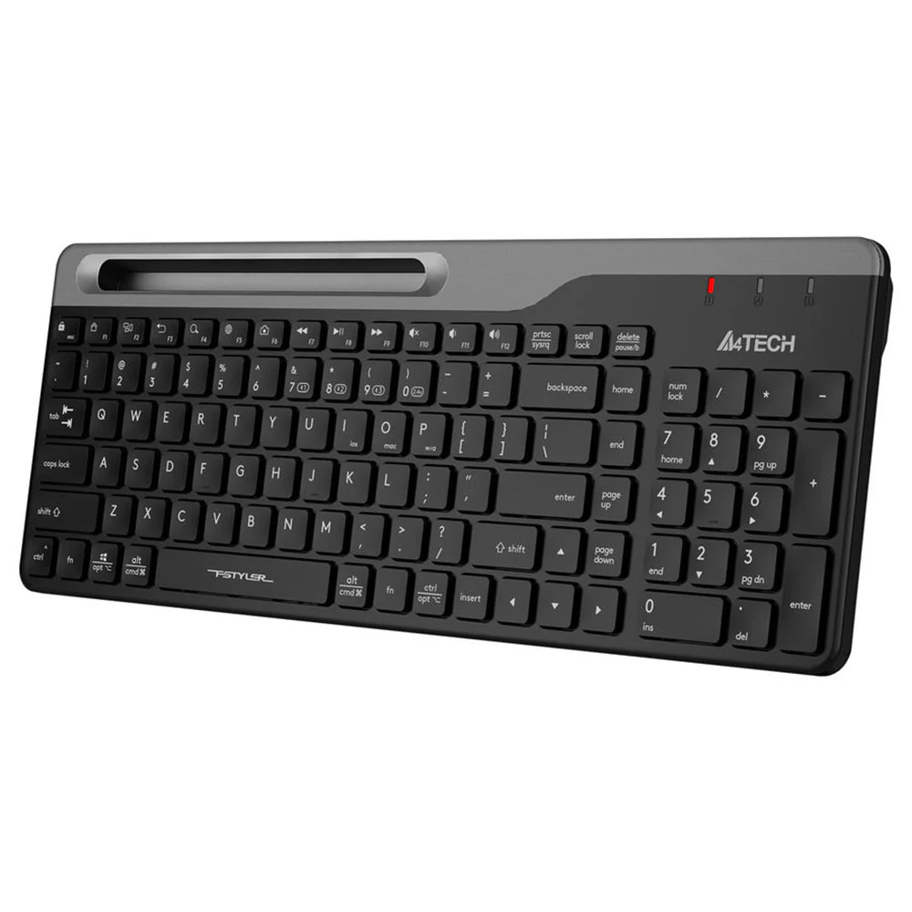 A4Tech Fstyler FBK25 Dual Bluetooth Wireless Keyboard English & Arabic - Image 3