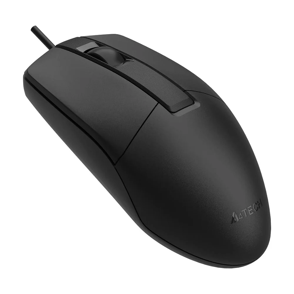 A4Tech OP-330S Wired Mouse 1200Dpi - Black - Image 2