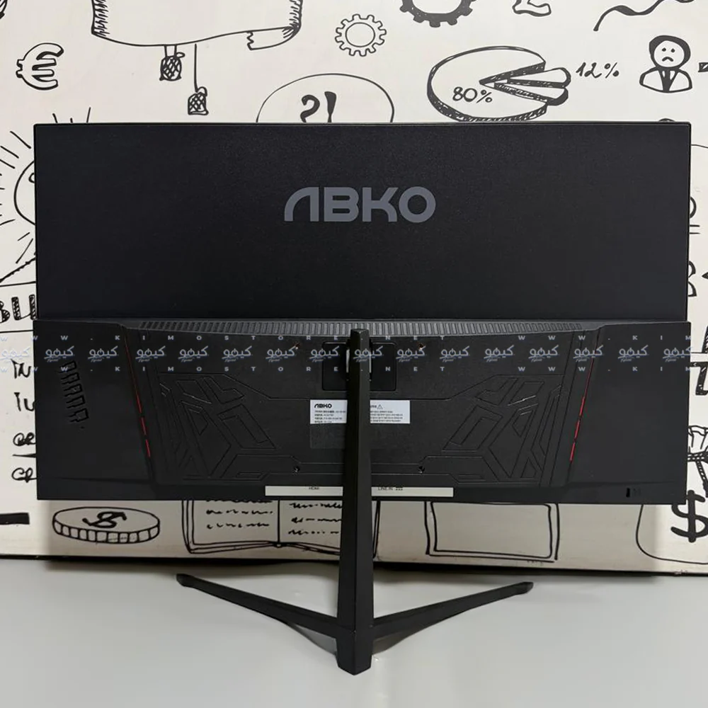 ABKO AV24F75D 24 Inch IPS FHD Frameless Gaming Monitor 75Hz (Open Box) - Image 3