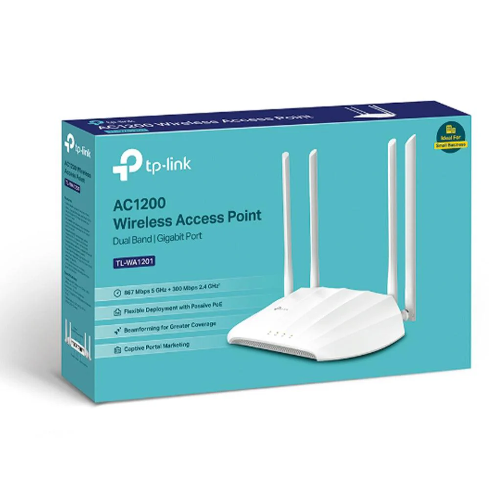 TP-Link TL-WA1201 Access Point 1 Port 4 Antenna 1200Mbps - Image 4