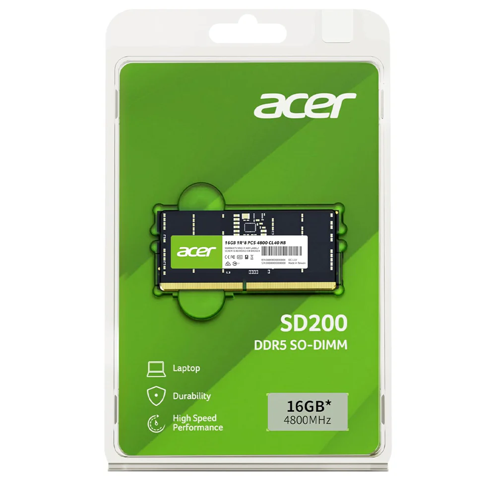 Acer SD200 RAM For Laptop 16GB DDR5 4800MHz - Image 5