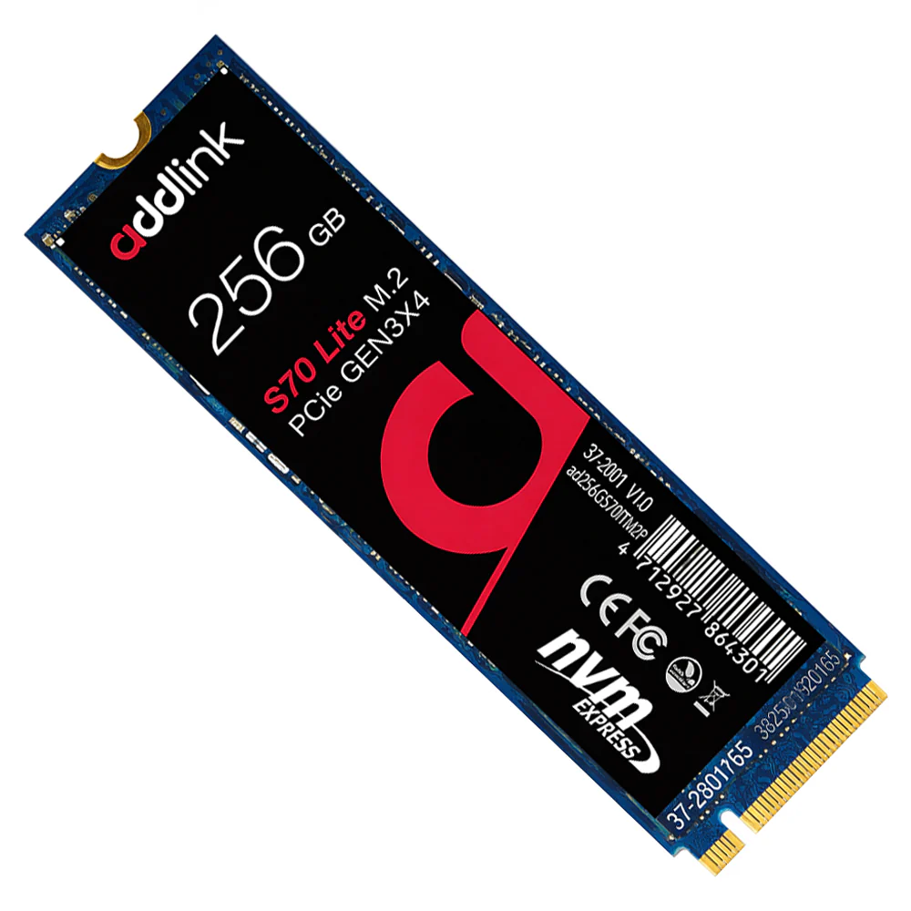 Addlink S70 Lite 256GB NVMe PCIe M.2 SSD - Image 3
