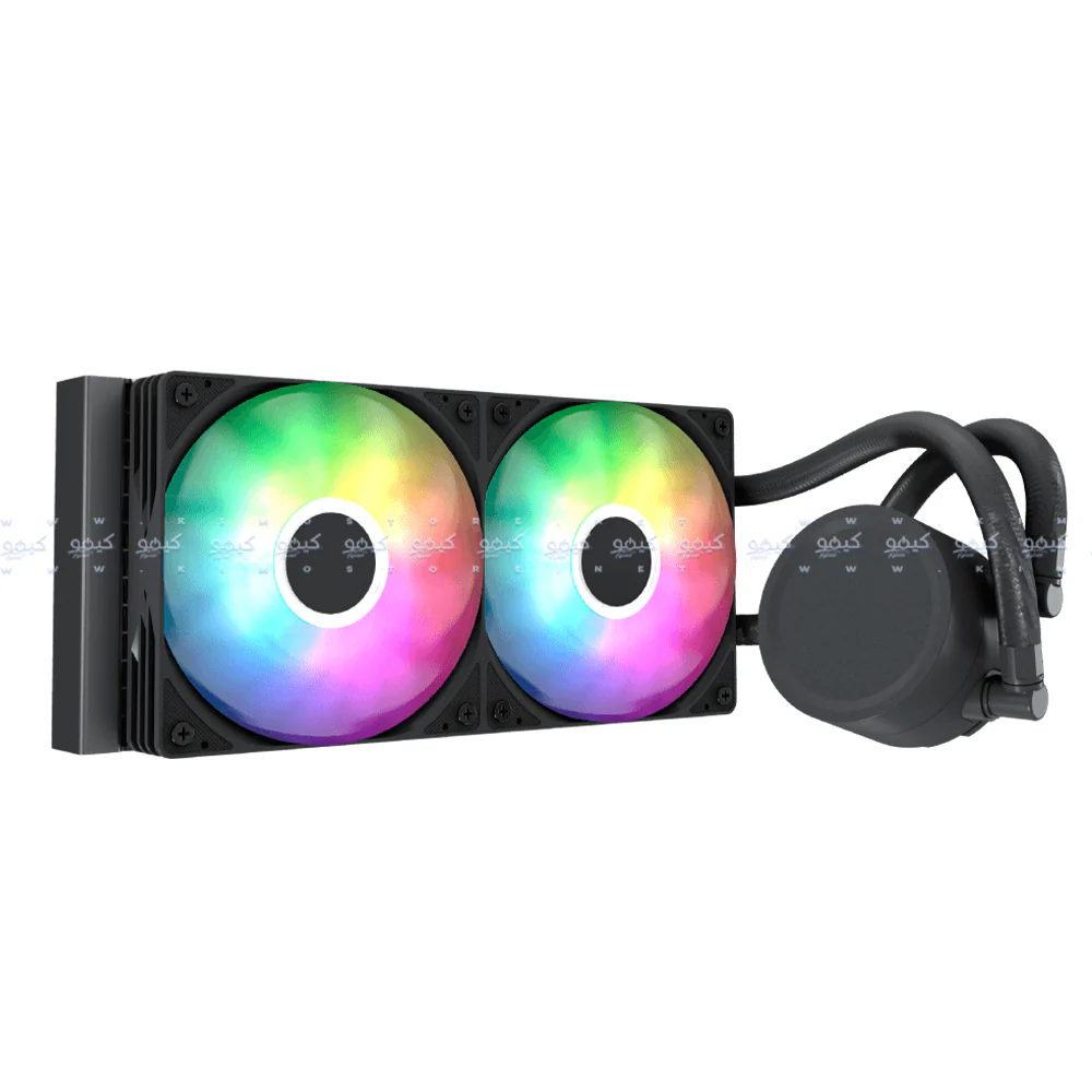 AeroCool Abyss L240R Digi ARGB AIO CPU Liquid Cooler - Image 2