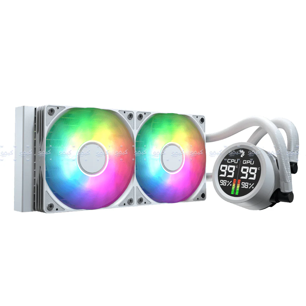 AeroCool Abyss L240R Digi ARGB AIO CPU Liquid Cooler - Image 4