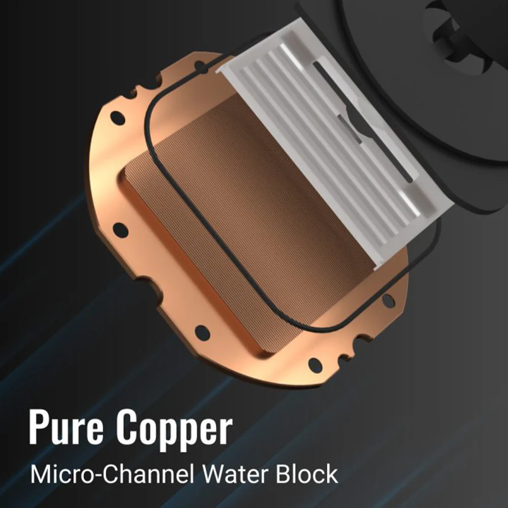 AeroCool Abyss L360R Digi ARGB AIO CPU Liquid Cooler - Image 8