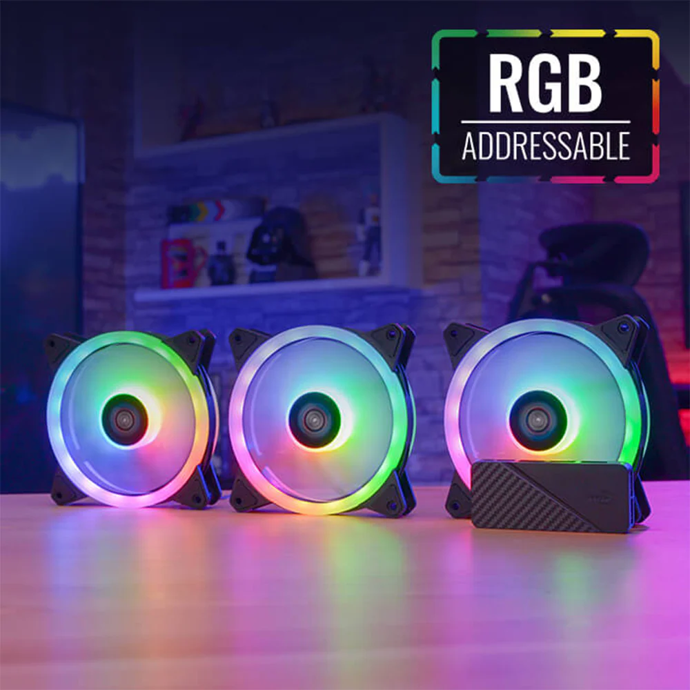 AeroCool Duo 12 Pro ARGB Triple Case Fan Kit - Image 10