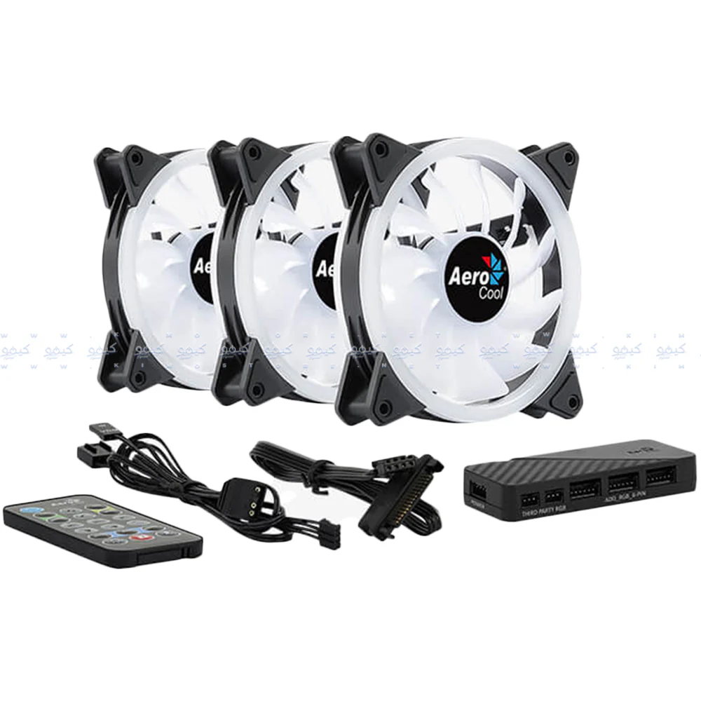 AeroCool Duo 12 Pro ARGB Triple Case Fan Kit - Image 4