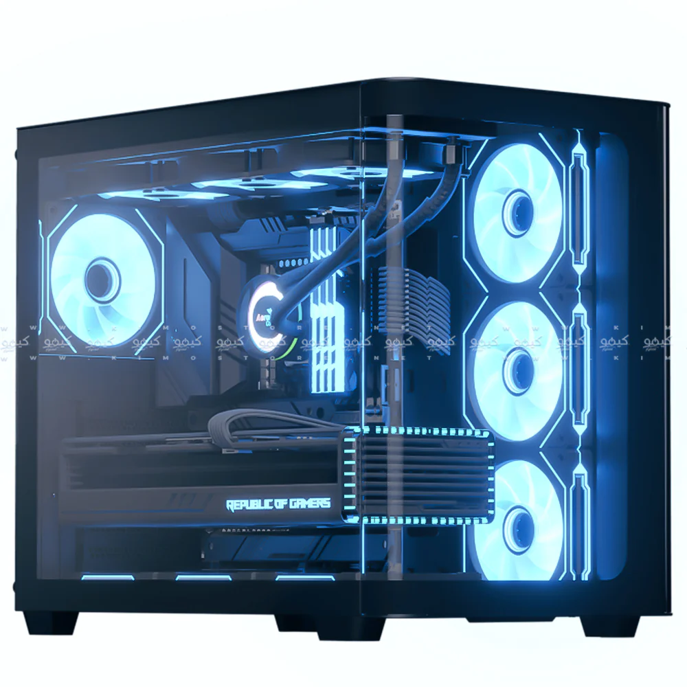 AeroCool P500C ARGB Gaming Mid Tower Case + Aero 80 Plus Bronze Power Supply 750W