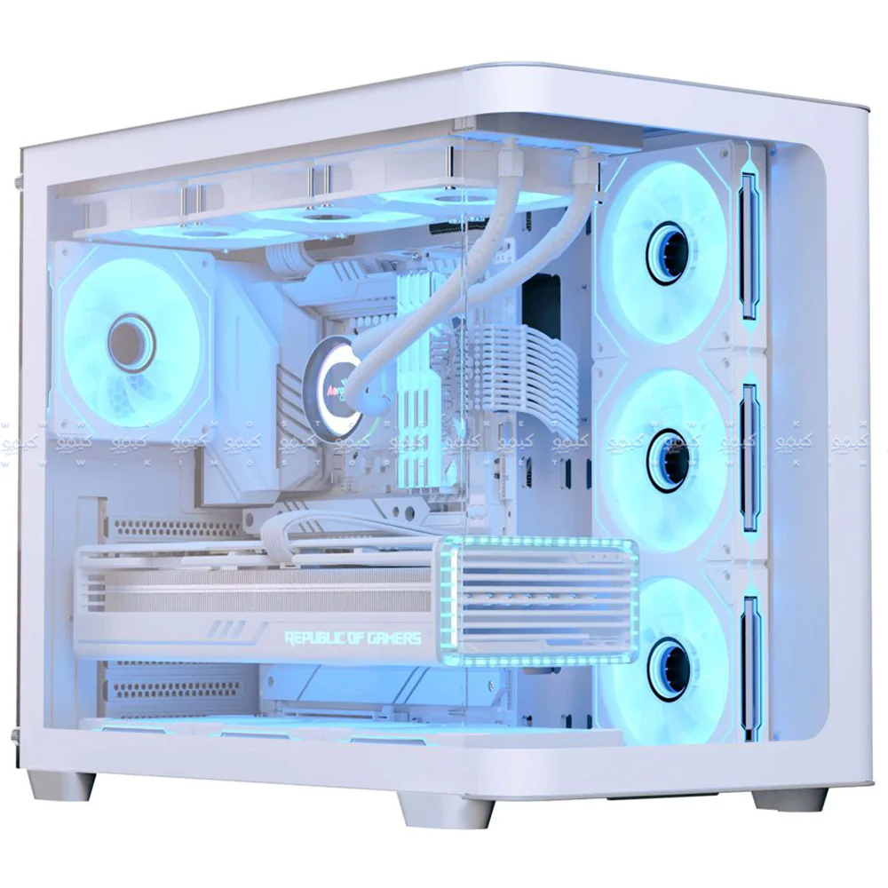 AeroCool P500C ARGB Gaming Mid Tower Case + Aero 80 Plus Bronze Power Supply 750W - Image 3