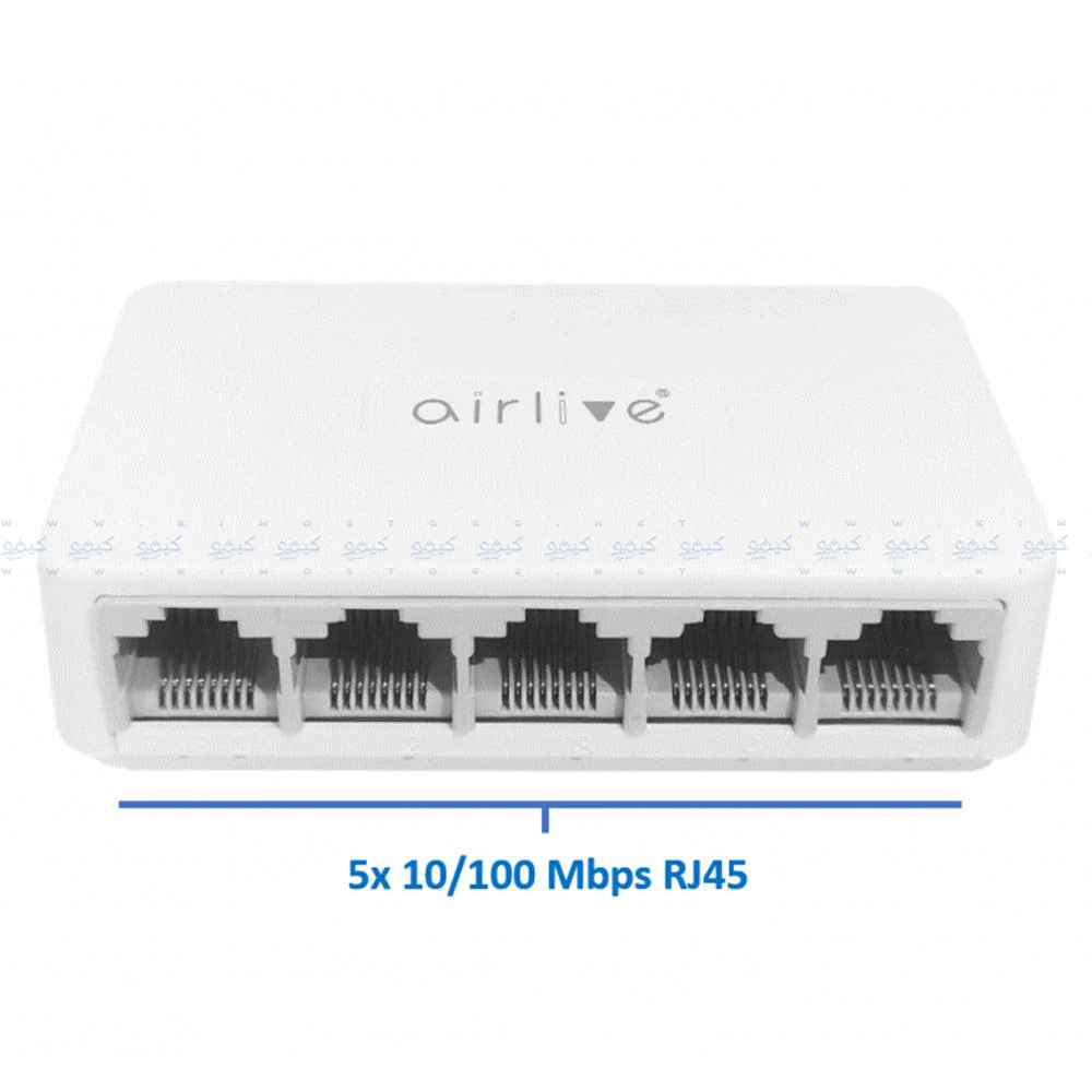AirLive Live-5E Unmanaged Desktop Switch 5 Ports 10/100Mbps - Image 2
