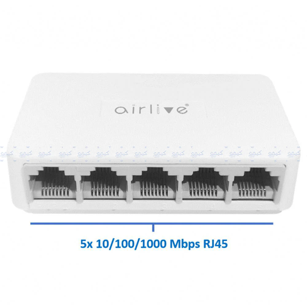 AirLive Live-5GT Unmanaged Desktop Switch 5 Ports 10/100/1000Mbps - Image 2